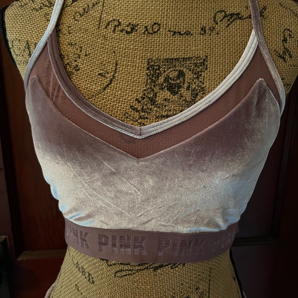 PINK Victoria's Secret Velour bralette